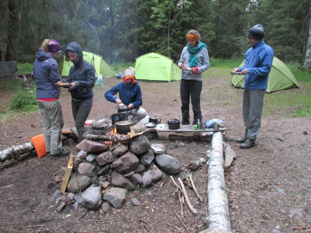 Unser Camp im Fulantal am Fulufjell am 09.07.2016