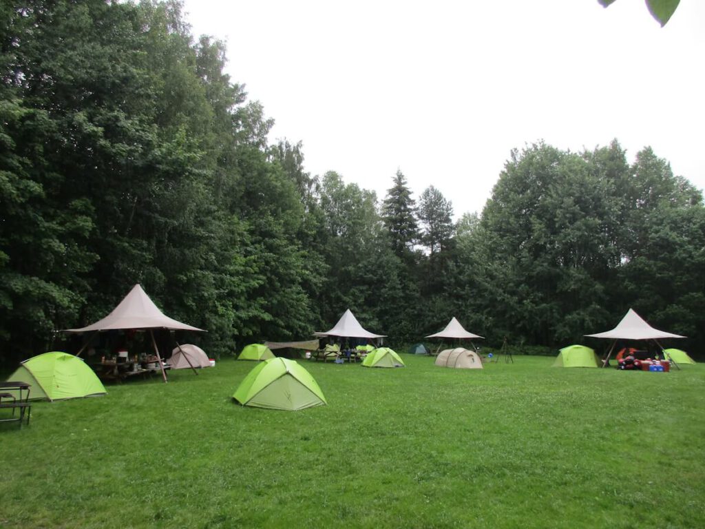 Im Sommercamp von Rucksack-Reisen am See Laxsjön in Dalsland am 02.07.2016