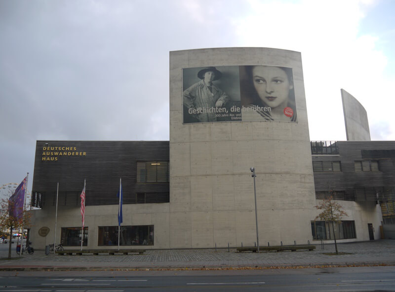 Das Auswanderermuseum mit dem Namen „Deutsches Auswandererhaus“ in Bremerhaven (18.10.2020)