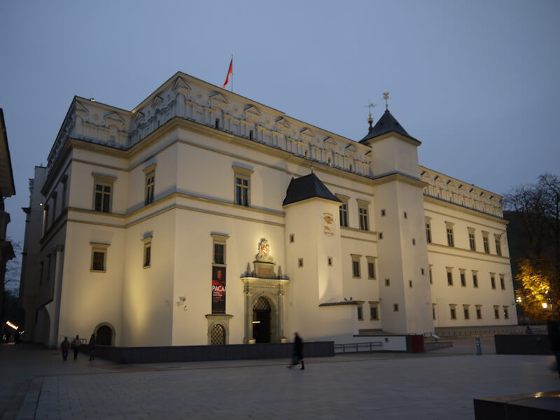 Der im 14. Jahrhundert errichtete Palast der Großfürsten des Großfürstentums Litauen. (11.11.2024)