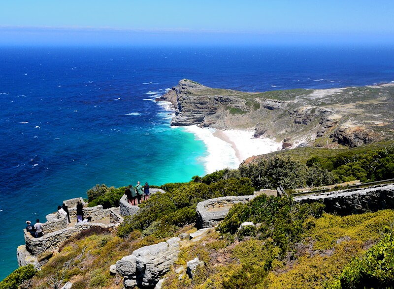 View from the Old Lighthouse towards the Cape of Good Hope (34° 21′ 25″ S, 18° 28′ 26″ E) on December 25, 2025.