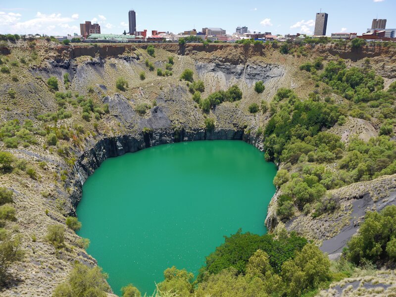 The "Big Hole" in the mining town of Kimberley on December 9, 2025.