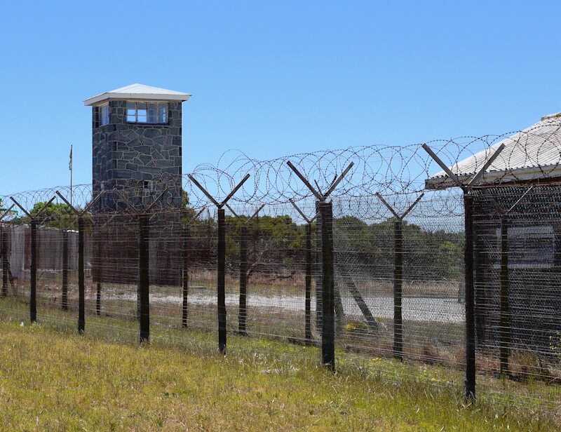 Part of the prison and camp complex on Robben Island on November 3, 2025.